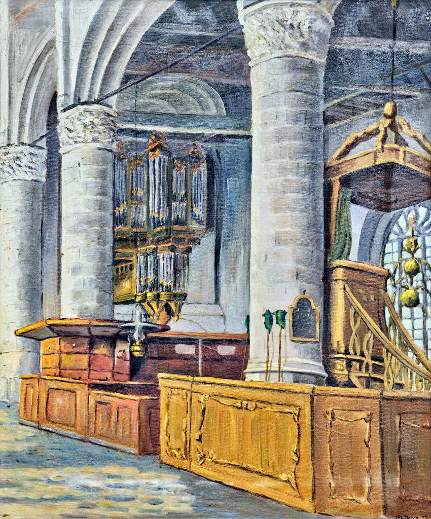 HDR Sint Nicolaaskerk grote kerk eglise church kerkfotografie Brouwershaven Jacob Cats religie religion gotiek bezienswaardigheden protestant rooms katholiek